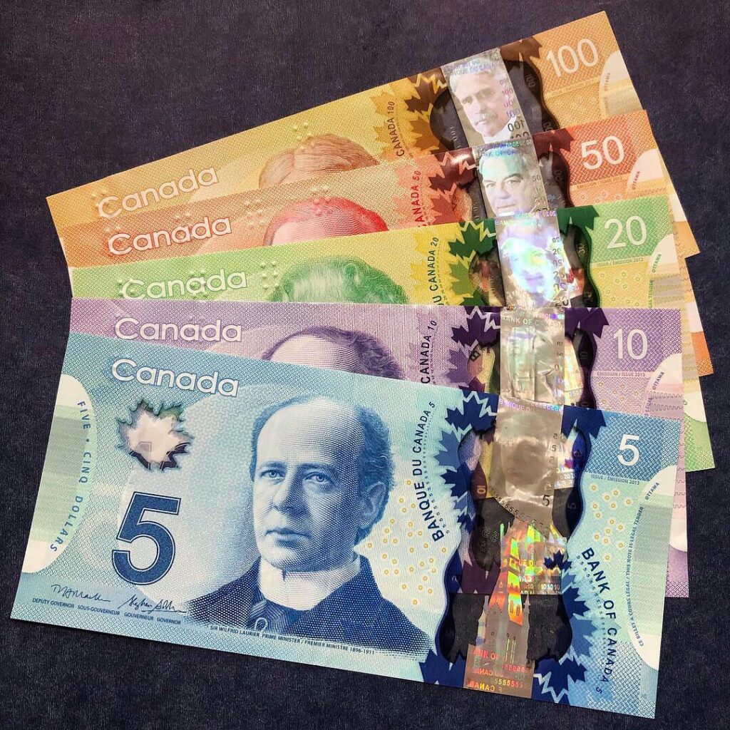 Counterfeit Canadian 5 Dollar
